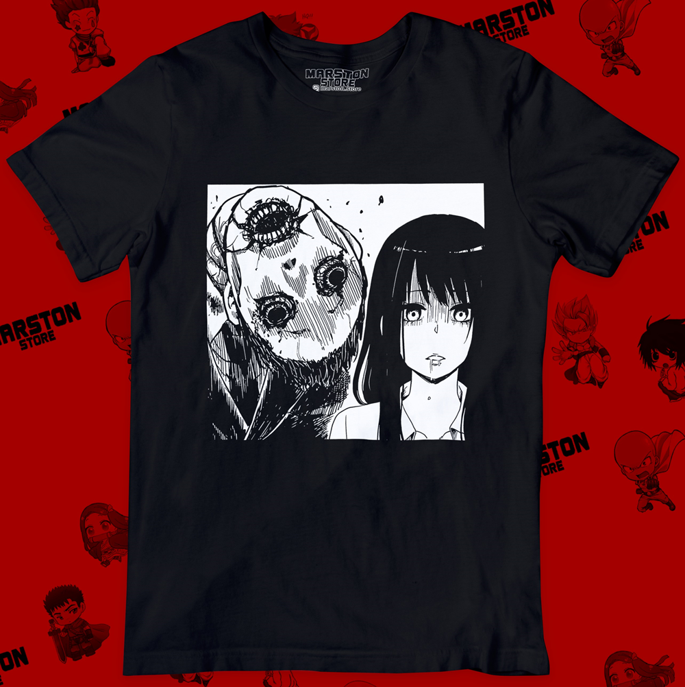 Polera negra de Mieruko-chan