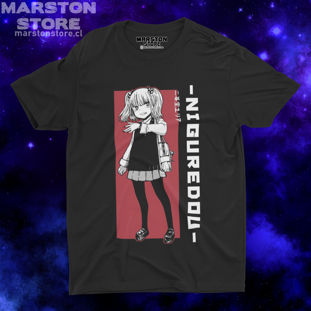 Polera negra de Mieruko-chan