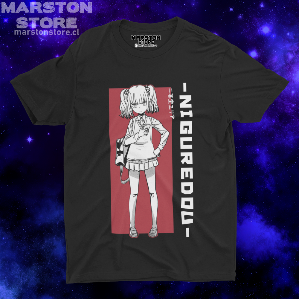 Polera negra de Mieruko-chan