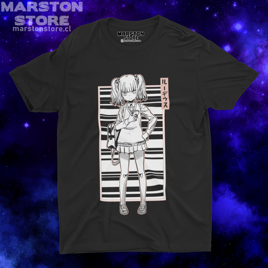 Polera negra de Mieruko-chan