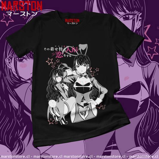 Polera negra de My Dress-Up Darling / Sono Bisque Doll con Marin Kitagawa en cosplay de Arisa Izayoi