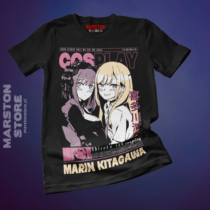 Polera negra de My Dress-Up Darling / Sono Bisque Doll con Marin Kitagawa como Shizuku-tan