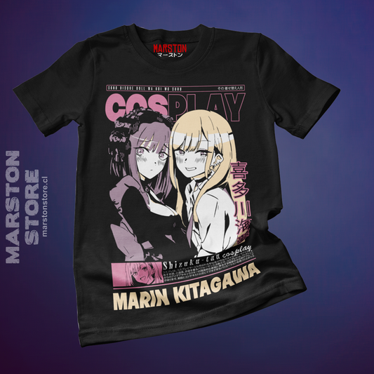 Polera negra de My Dress-Up Darling / Sono Bisque Doll con Marin Kitagawa como Shizuku-tan