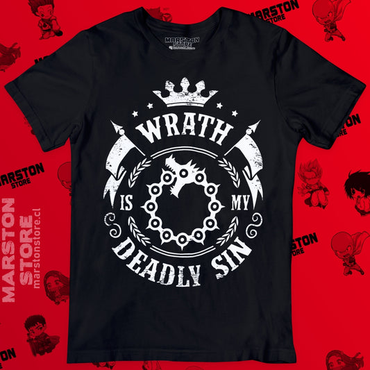 Polera negra de Nanatsu no Taizai (The Seven Deadly Sins)