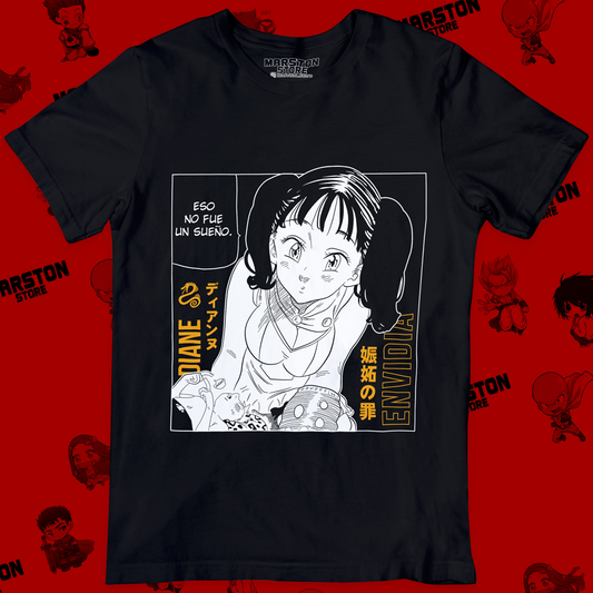 Polera negra de Nanatsu no Taizai (The Seven Deadly Sins) con Diane