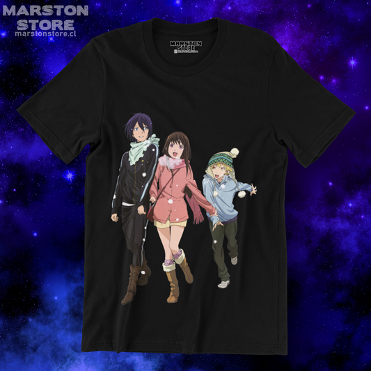 Polera negra de Noragami