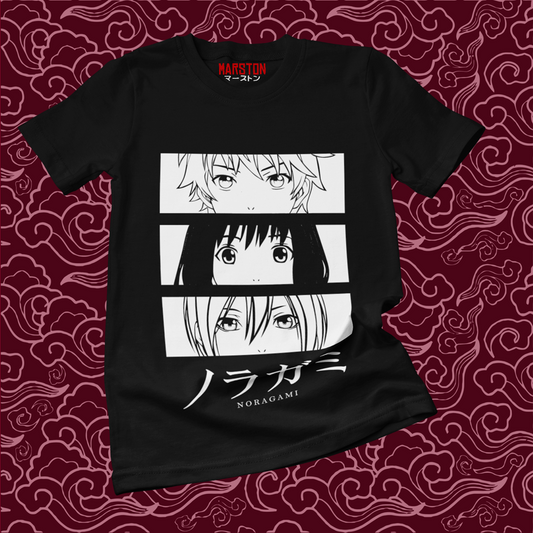 Polera negra de Noragami