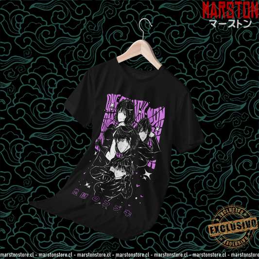 Polera negra de One Punch Man con Fubuki