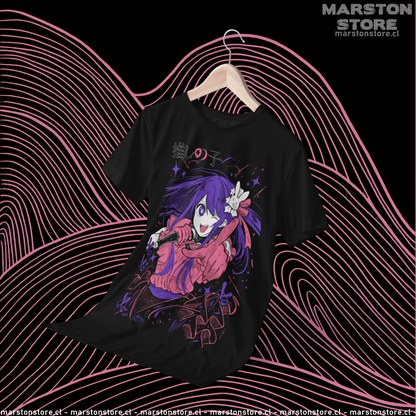 Polera negra de Oshi no Ko con Ai Hoshino
