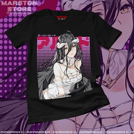 Polera negra de Overlord con Albedo