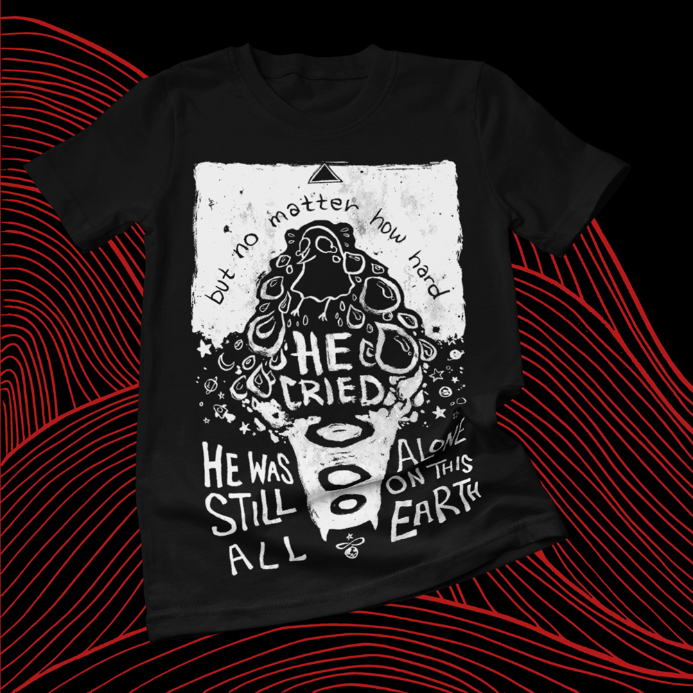 Polera negra de Oyasumi Punpun