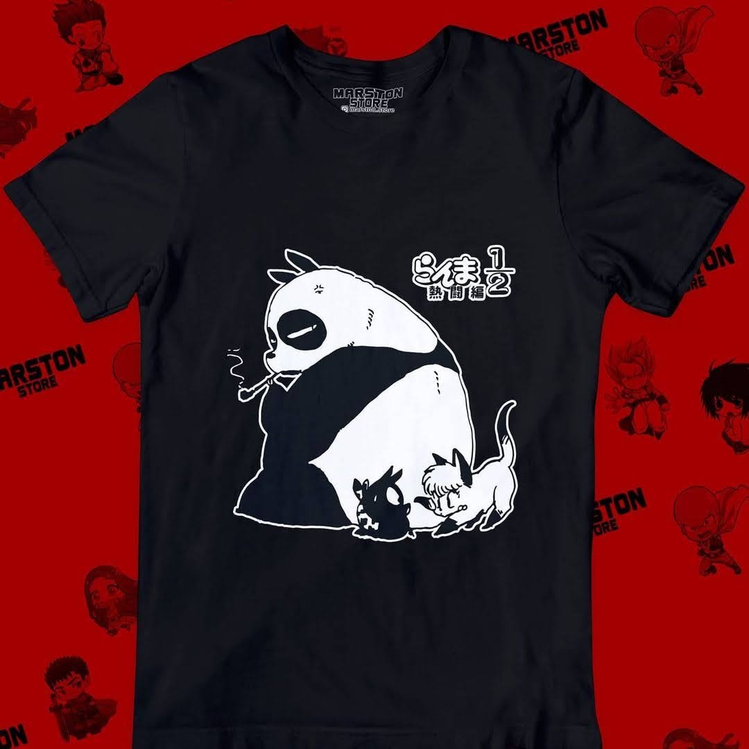 Polera negra de Ranma ½