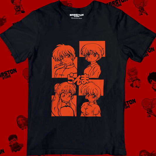 Polera negra de Ranma ½