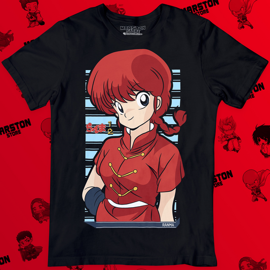 Polera negra de Ranma ½