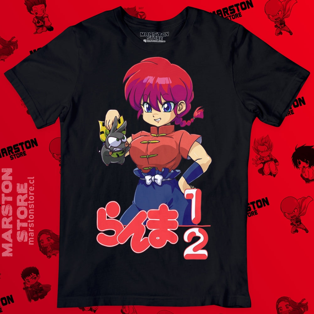 Polera negra de Ranma ½