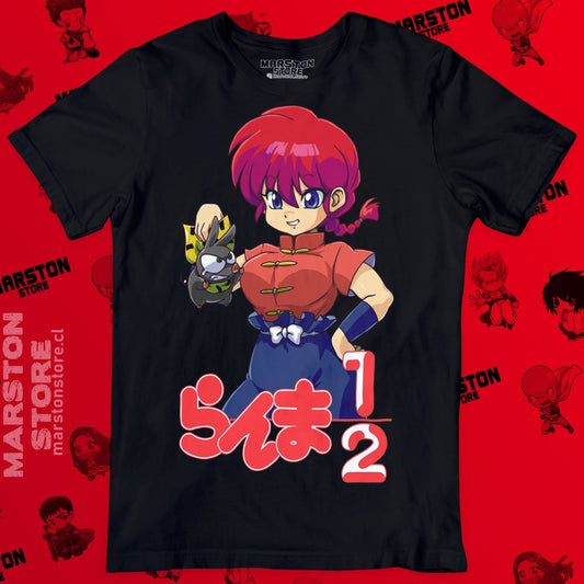 Polera negra de Ranma ½