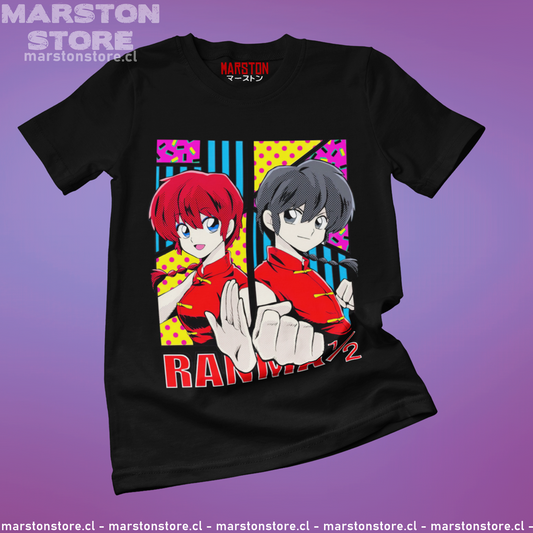 Polera negra de Ranma ½