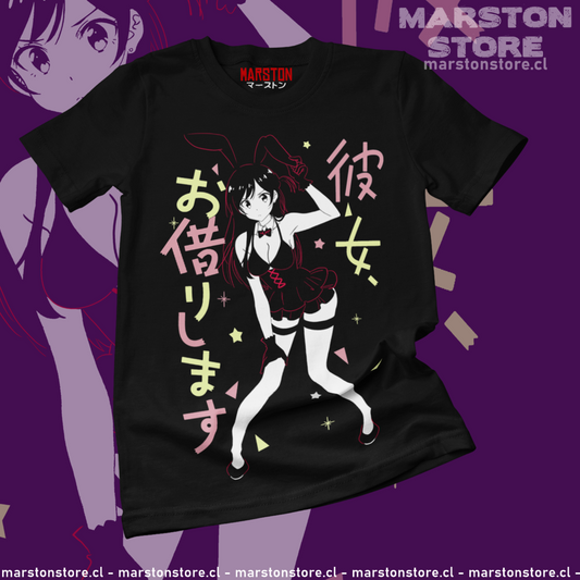 Polera negra de Rent-A-Girlfriend (Kanojo, Okarishimasu) con Chizuru Ichinose