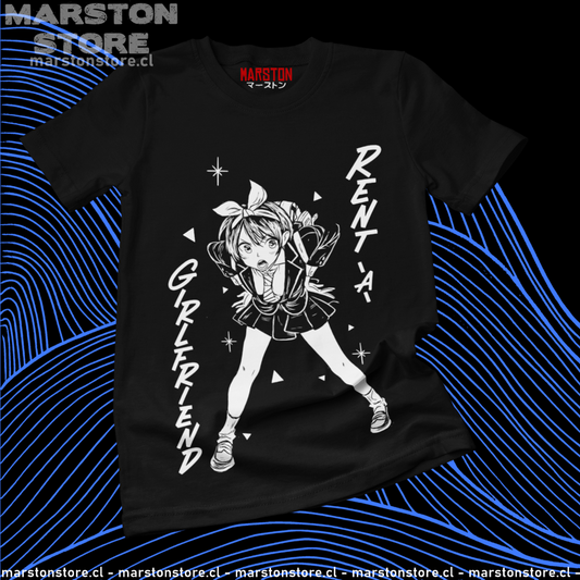 Polera negra de Rent-A-Girlfriend (Kanojo, Okarishimasu) con Ruka Sarashina