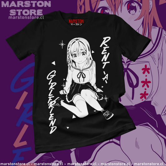 Polera negra de Rent-A-Girlfriend (Kanojo, Okarishimasu) con Sumi Sakurasawa