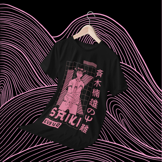 Polera negra de Saiki Kusuo no Psi-nan