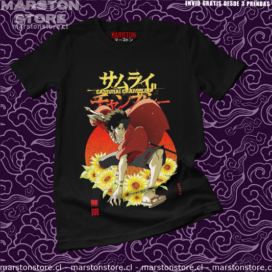 Polera negra de Samurai Champloo