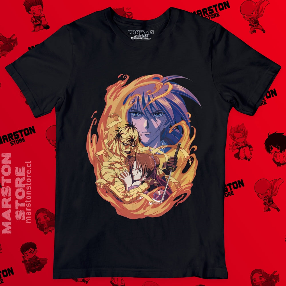 Polera negra de Samurai X (Rurouni Kenshin)