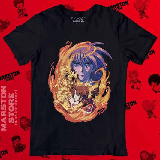 Polera negra de Samurai X (Rurouni Kenshin)