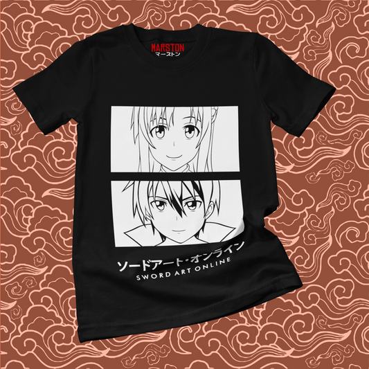 Polera negra de Sword Art Online (SAO)
