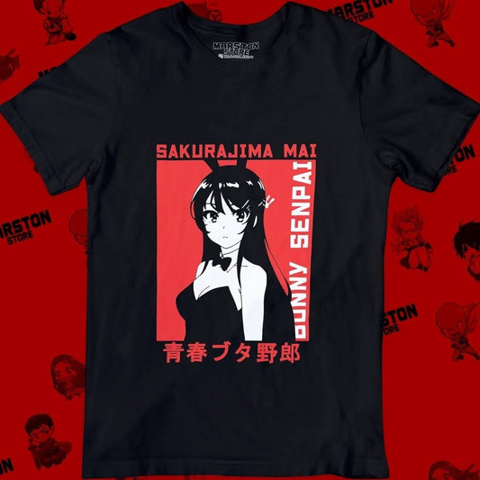 Polera negra de Seishun Buta Yarou / Bunny Girl Senpai