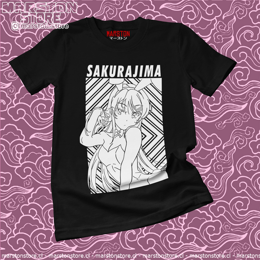 Polera negra de Seishun Buta Yarou (Rascal Does Not Dream of Bunny Girl Senpai)
