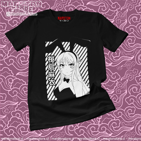 Polera negra de Seishun Buta Yarou (Rascal Does Not Dream of Bunny Girl Senpai)