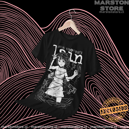 Polera negra de Serial Experiments Lain