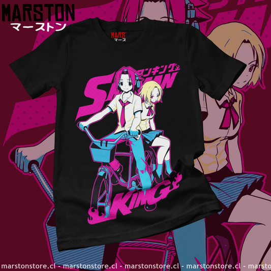 Polera negra de Shaman King