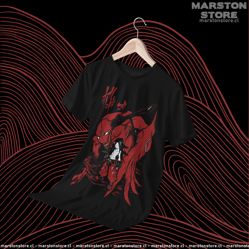 Polera negra de Shaman King