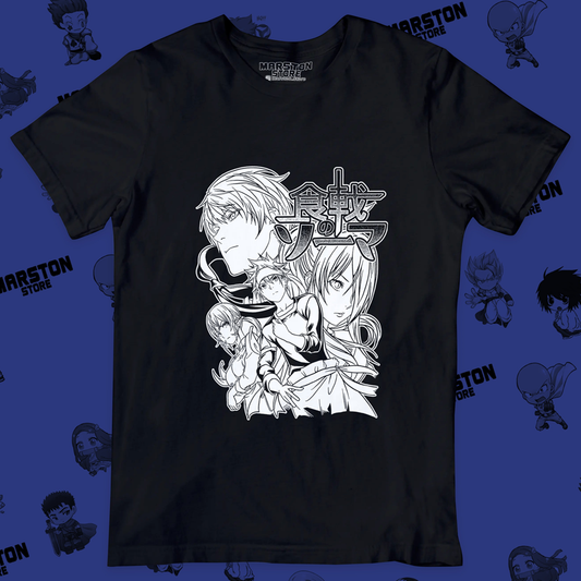 Polera negra de Shokugeki no Soma / Food Wars!