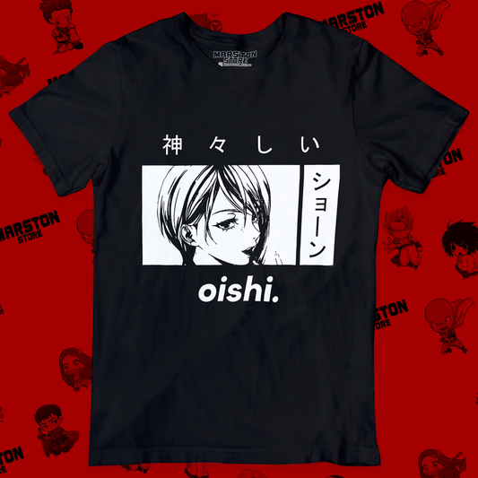 Polera negra de Shokugeki no Soma / Food Wars!