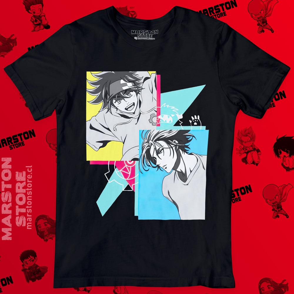 Polera negra de SK8 the Infinity