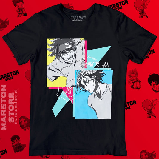 Polera negra de SK8 the Infinity