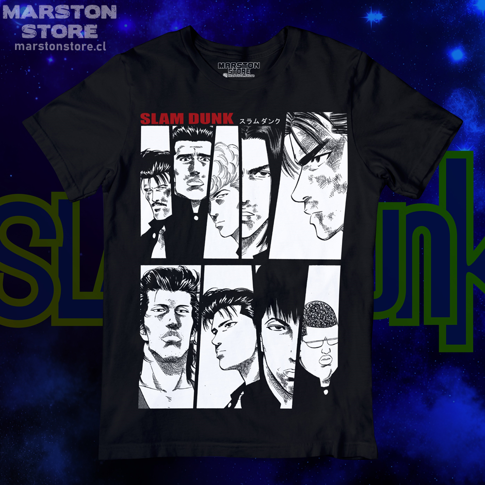Polera negra de Slam Dunk