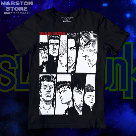 Polera negra de Slam Dunk
