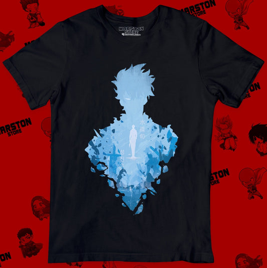 Polera negra de Solo Leveling con Sung Jin-Woo