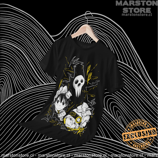 Polera negra de Soul Eater