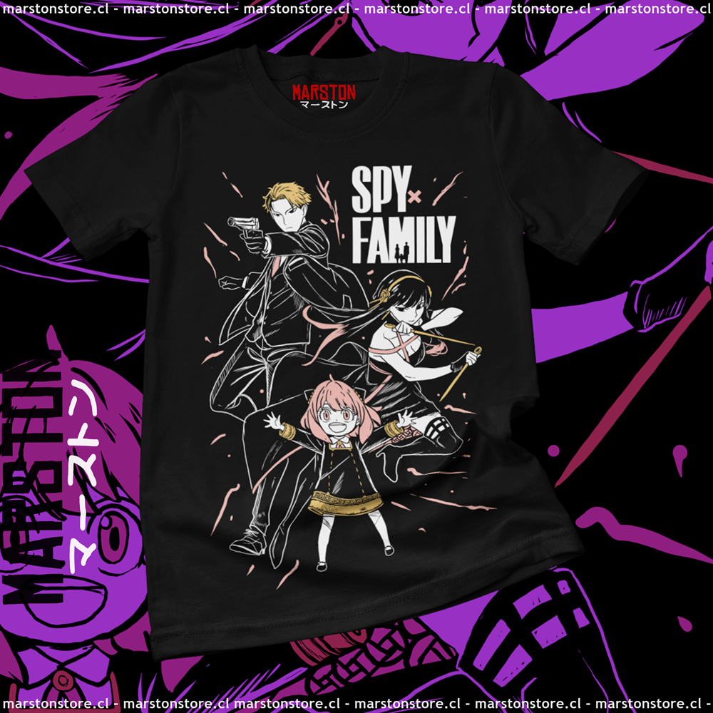 Polera negra de Spy x Family
