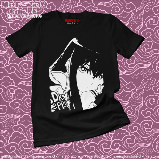 Polera negra de Steins;Gate con Kurisu Makise