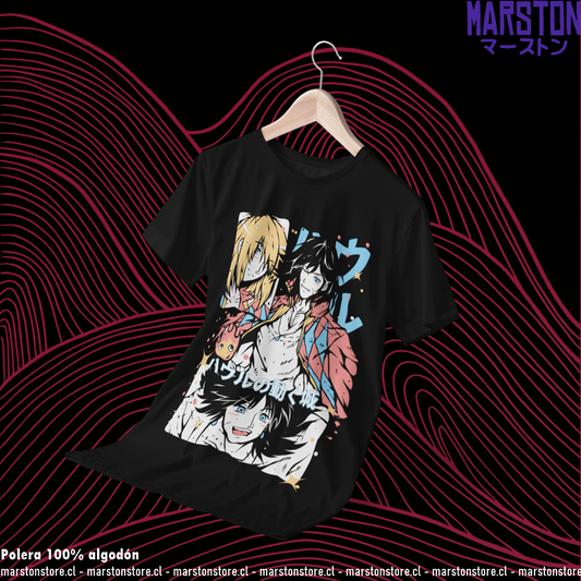 Polera negra de Studio Ghibli: El Castillo Ambulante (Howl's Moving Castle / Howl no Ugoku Shiro)