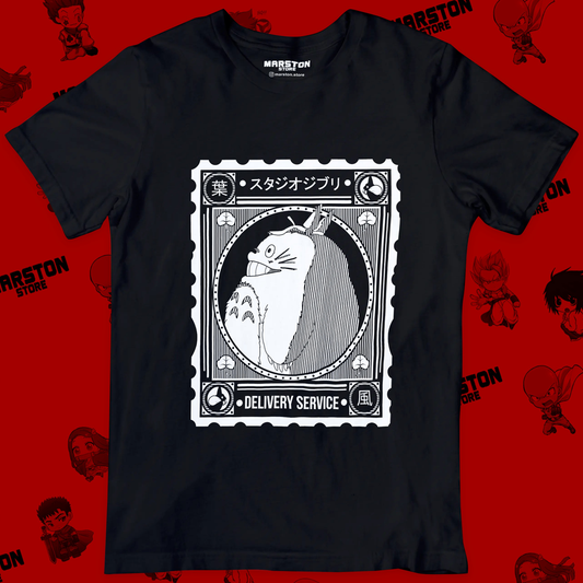 Polera negra de Studio Ghibli: Mi vecino Totoro (My Neighbor Totoro) con Totoro