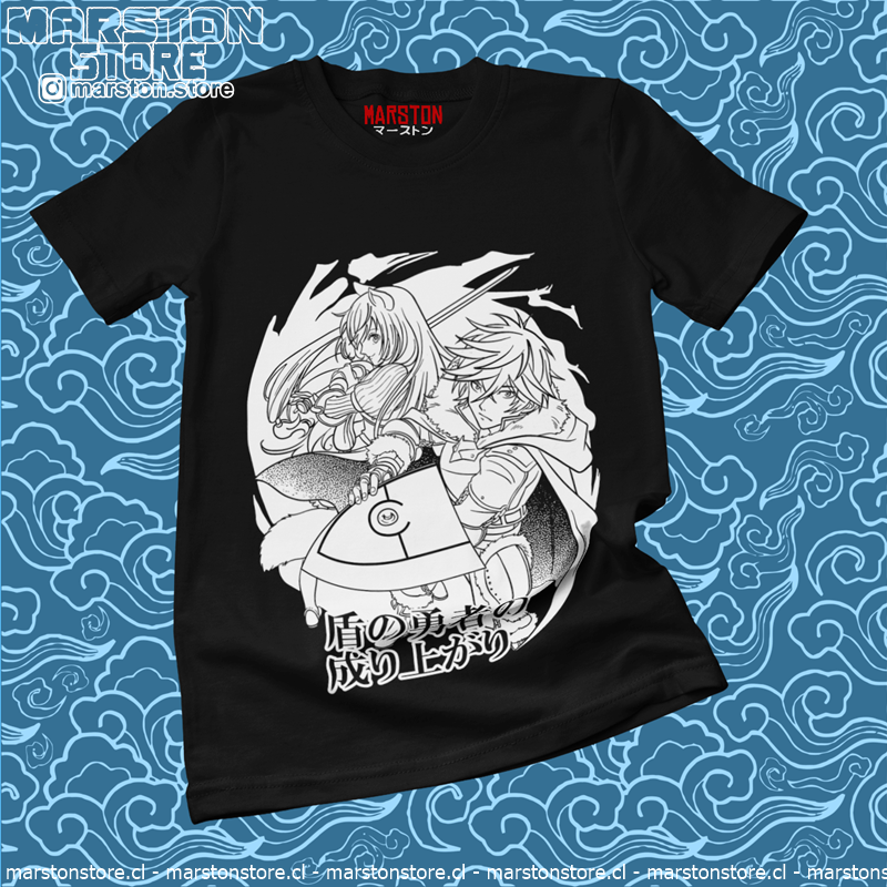 Polera negra de Tate no Yuusha (The Rising of the Shield Hero)