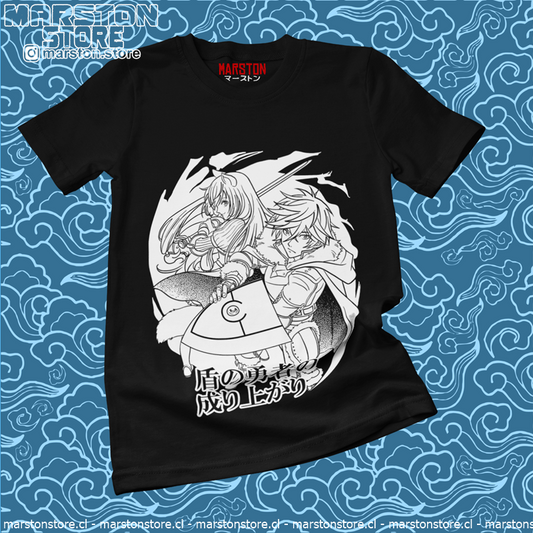 Polera negra de Tate no Yuusha (The Rising of the Shield Hero)