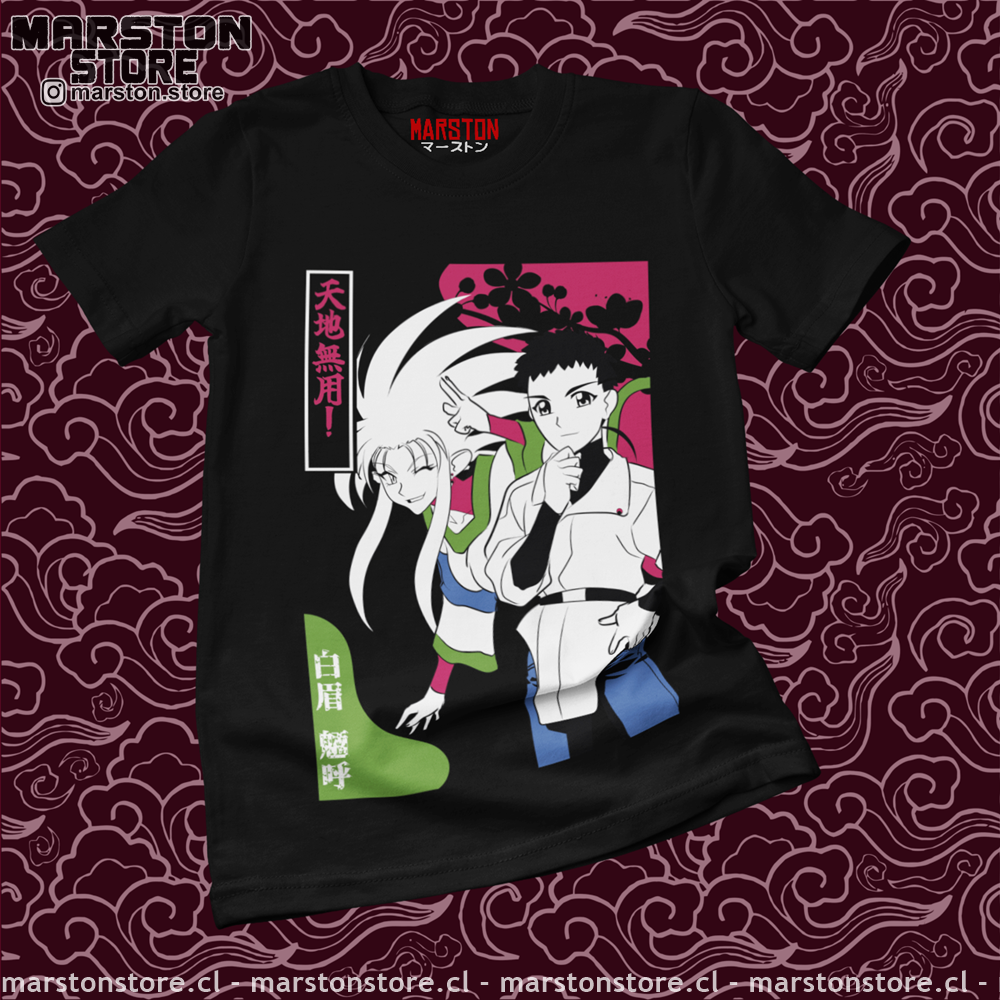 Polera negra de Tenchi Muyo!